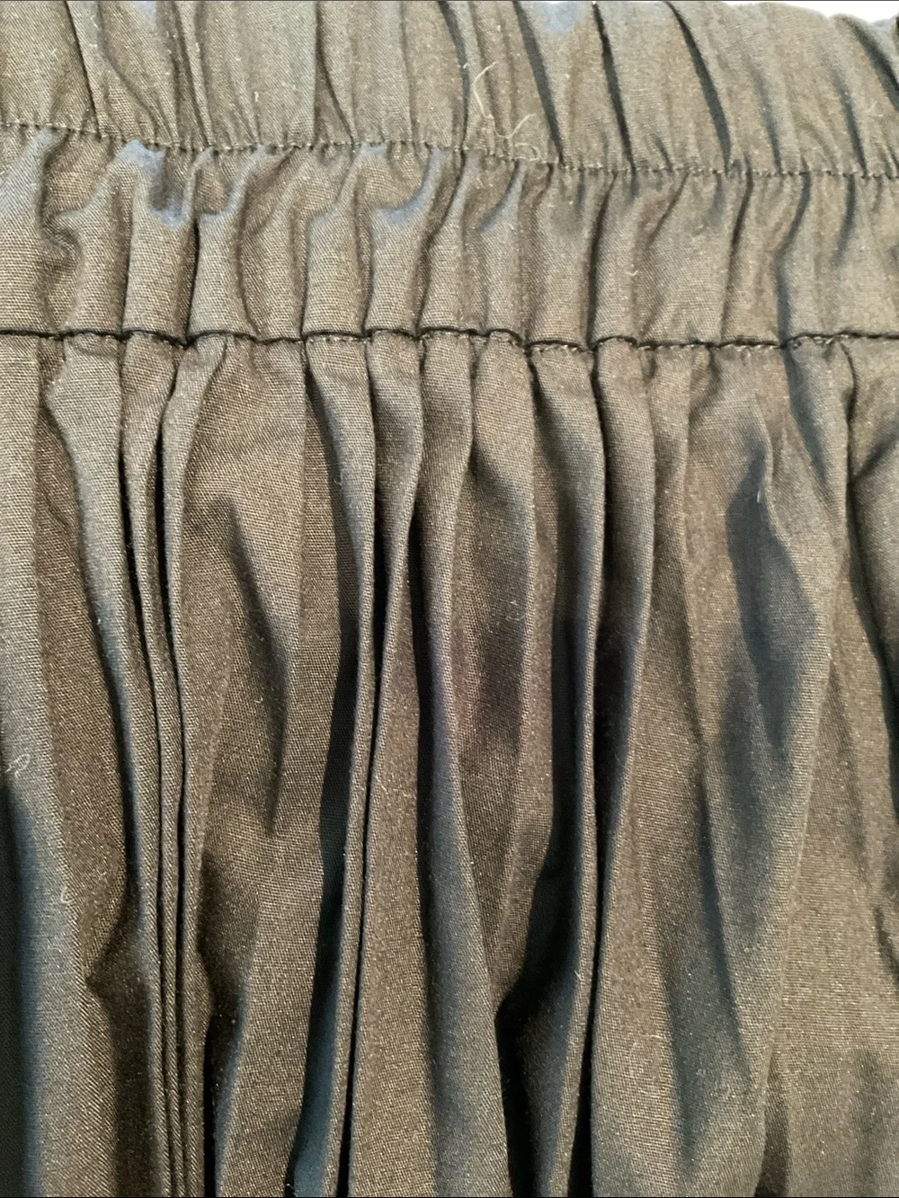 J. Crew BlackPleated Midi Skirt